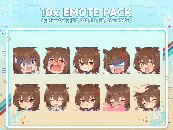 Agnes Tachyon Emote Pack Hover