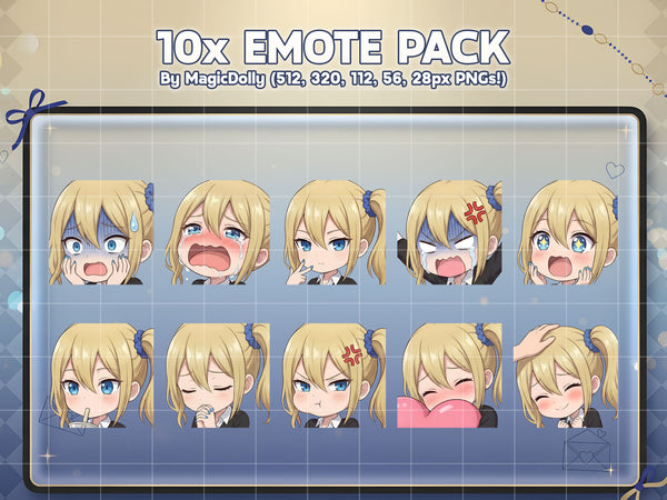 Ai Hayasaka Emote Pack Hover