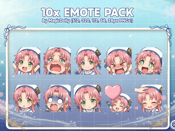 Akari Mizunashi Emote Pack Hover