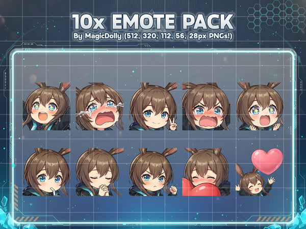 Amiya Emote Pack Hover