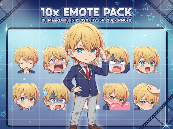 Aquamarine Hoshino Emote Pack