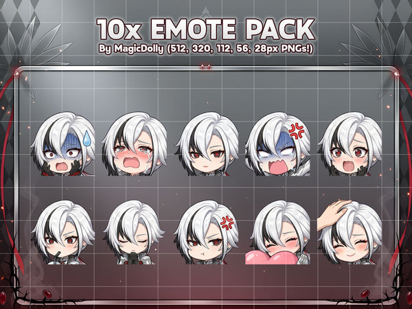 Arlecchino Emote Pack Hover