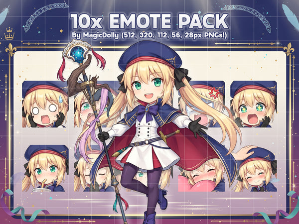 Artoria Caster Emote Pack