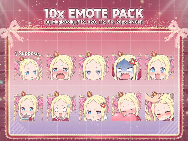 Beatrice Emote Pack Hover