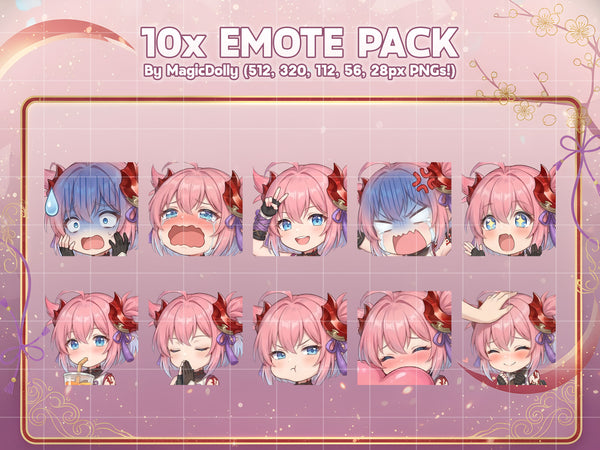 Chichiri Emote Pack Hover