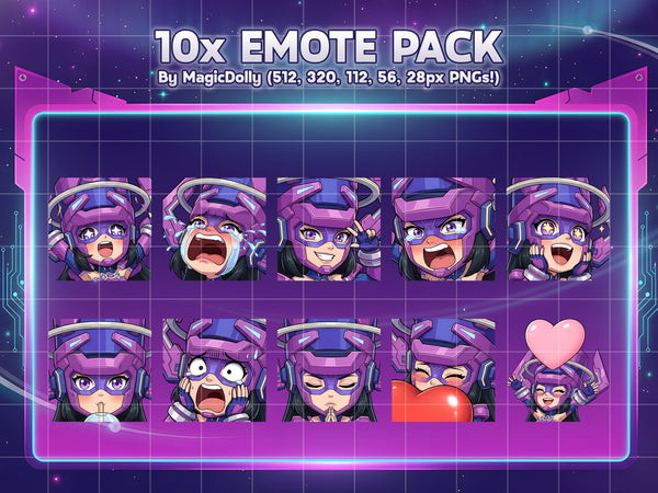 Galacta Emote Pack Hover