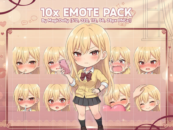 Haruka Nanase (H) Emote Pack