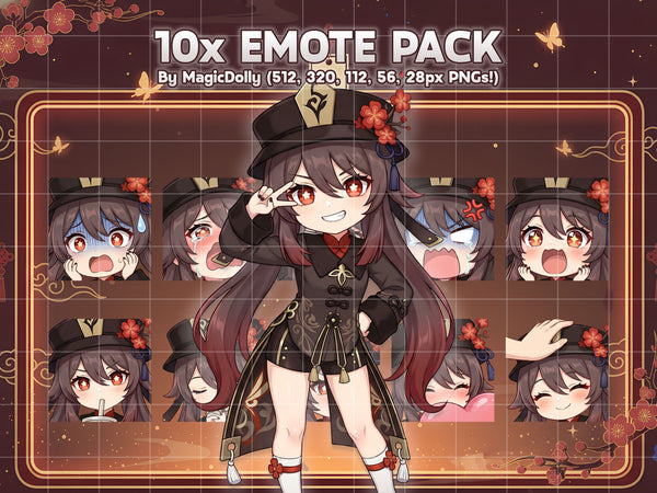 Hu Tao Emote Pack