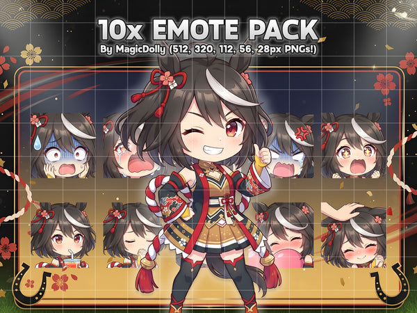 Kitasan Black Emote Pack