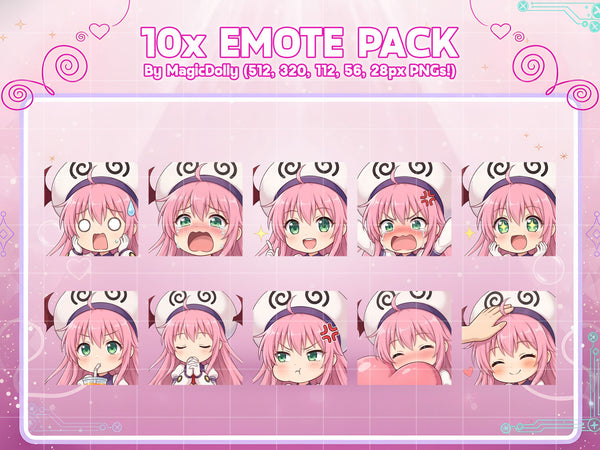 Lala Satalin Deviluke Emote Pack Hover