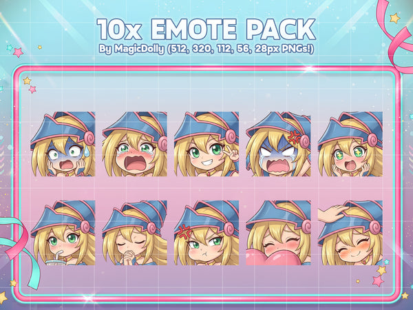 Magician Girl Emote Pack Hover