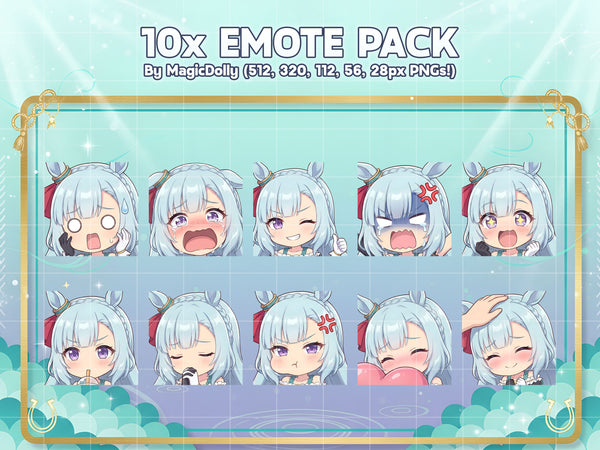 Mejiro Ardan Emote Pack Hover
