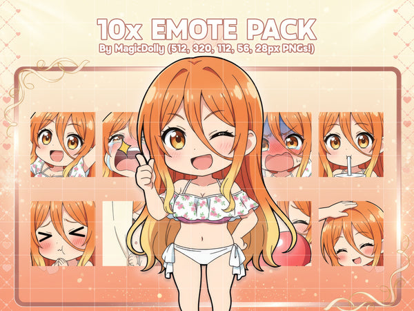 Niko Mikadono (Swimsuit) Emote Pack