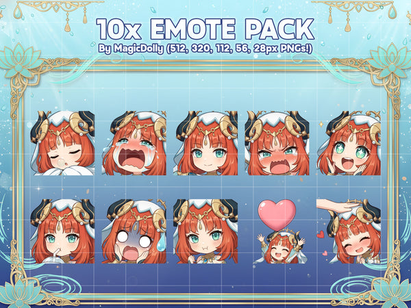 Nilou Emote Pack Hover