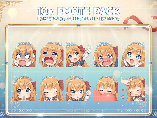 Pecorine Emote Pack Hover