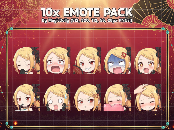 Priscilla Barielle Emote Pack Hover