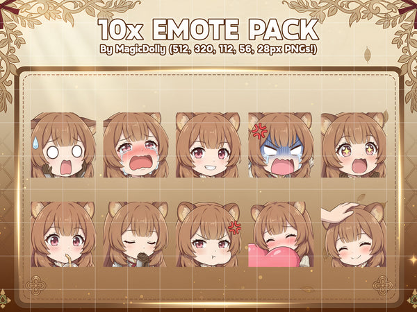 Raphtalia Emote Pack Hover