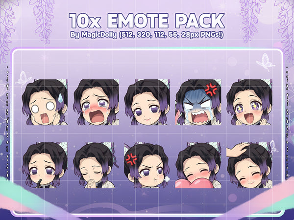Shinobu Kocho Emote Pack Hover
