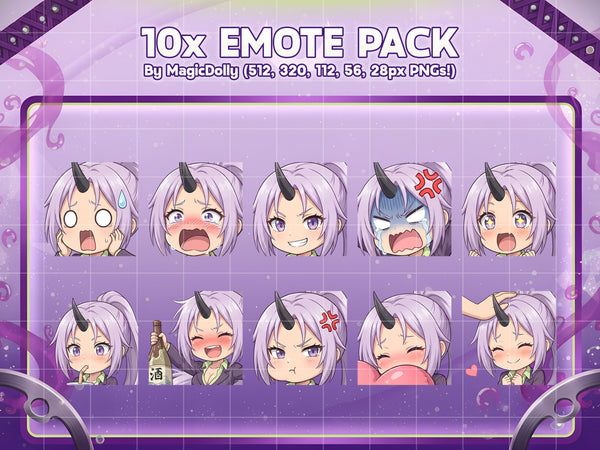 Shion Emote Pack Hover