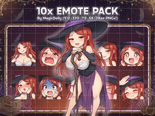 Sorceress Emote Pack
