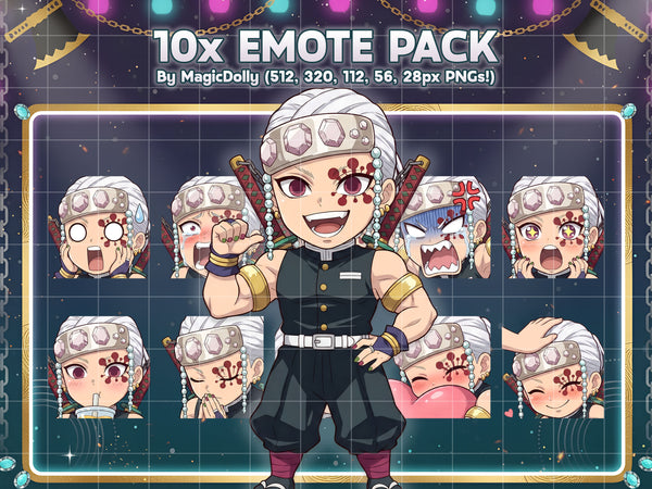 Tengen Uzui Emote Pack