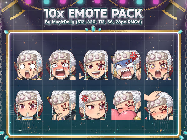Tengen Uzui Emote Pack Hover