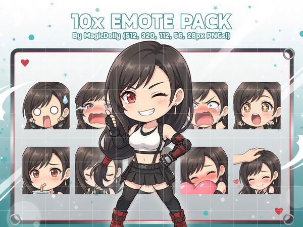 Tifa Lockhart Emote Pack