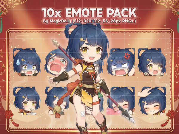 Xiangling Emote Pack