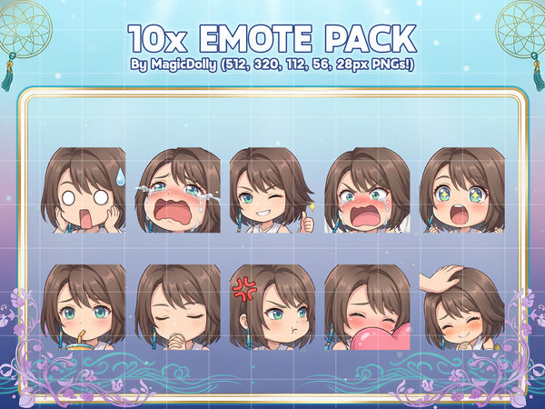 Yuna Emote Pack Hover