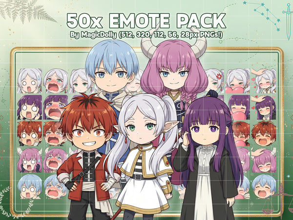 Frieren Emote Bundle