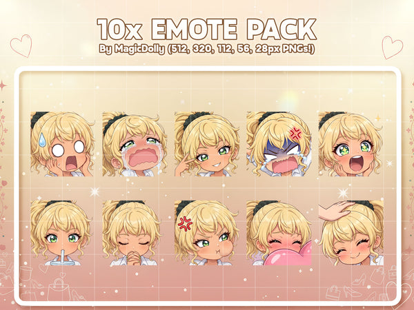 Kotoko Ijichi Emote Pack Hover