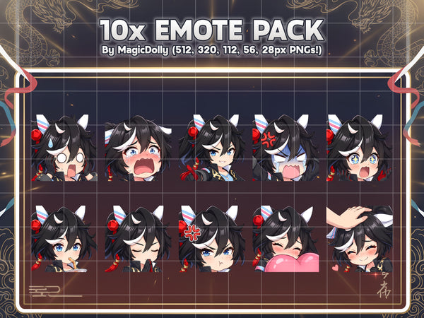 Katsuragi Ace Emote Pack Hover