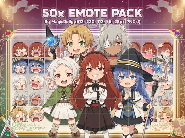 Mushoku Tensei Emote Bundle