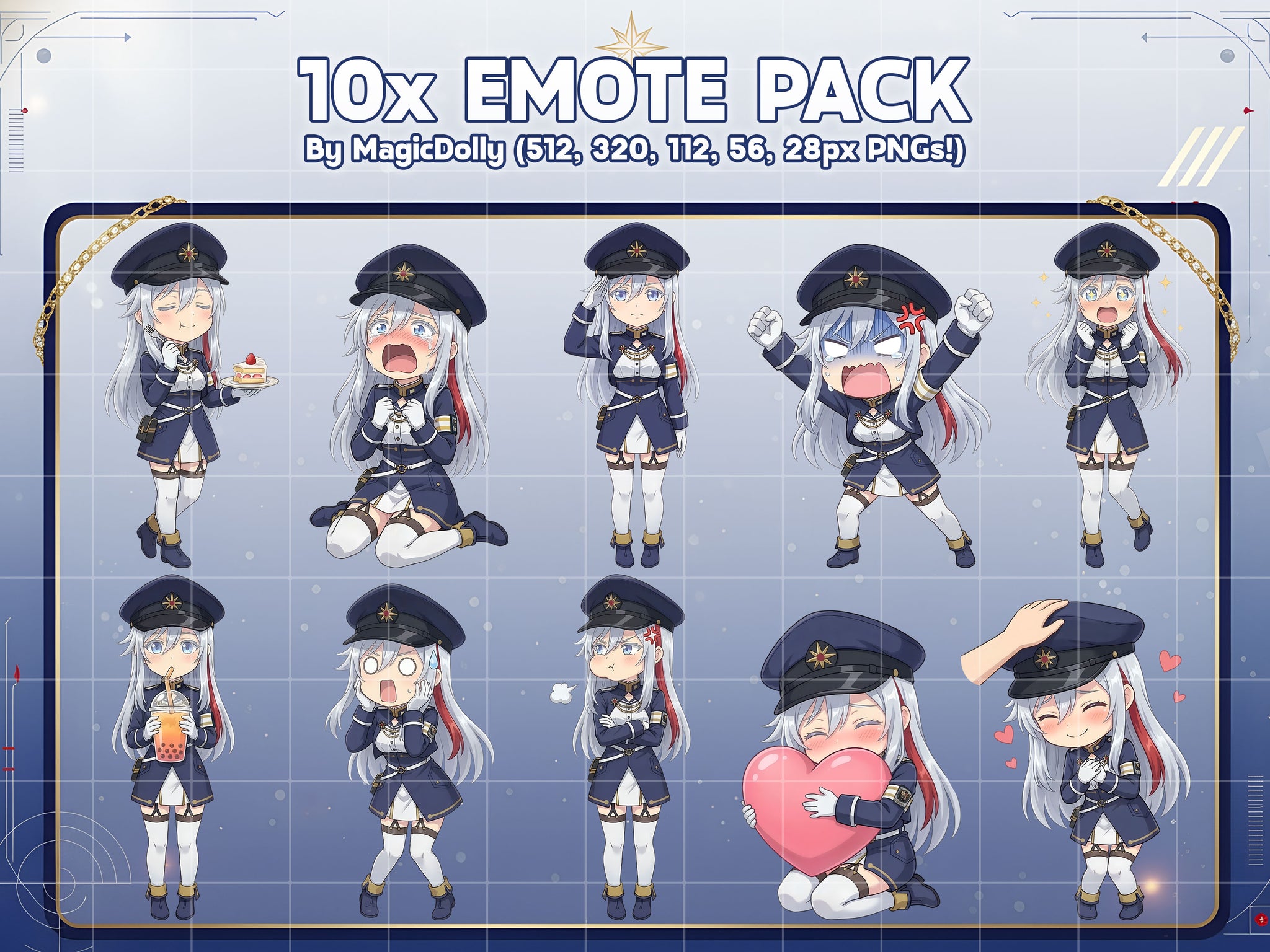 Lena Emote Pack