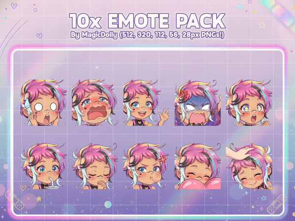 Nomi-Nomi Emote Pack Hover