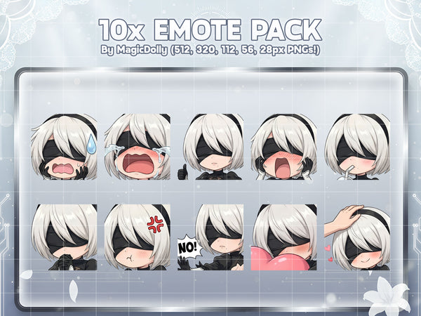 2B Emote Pack Hover