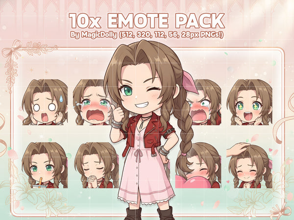 Aerith Gainsborough Emote Pack