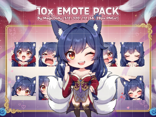 Fox Girl Emote Pack