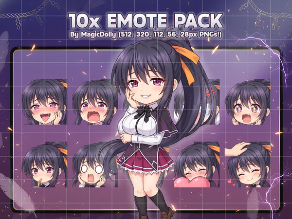 Akeno Himejima Emote Pack