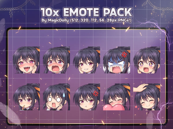 Akeno Himejima Emote Pack Hover