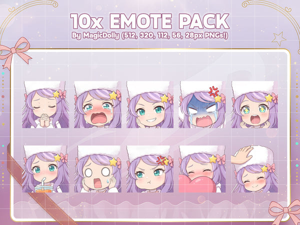 Anastasia Hoshin Emote Pack Hover