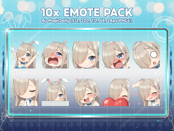 Asuna Ichinose Emote Pack Hover