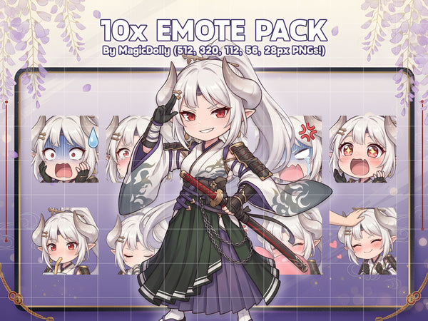 Azusa Emote Pack
