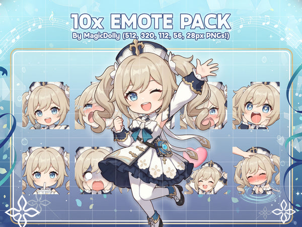 Barbara Emote Pack