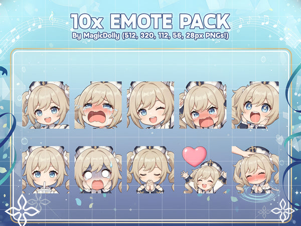 Barbara Emote Pack Hover
