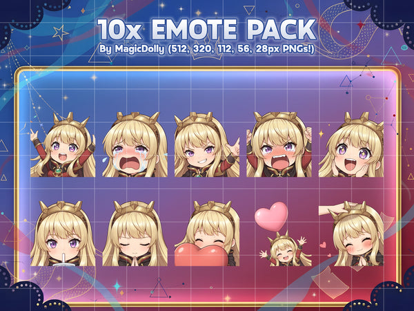 Cagliostro Emote Pack Hover