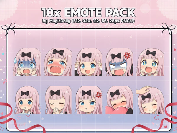Chika Fujiwara Emote Pack Hover