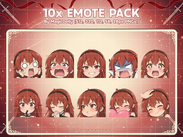 Eris Greyrat Emote Pack Hover