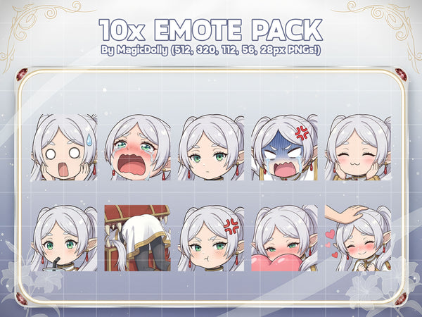 Frieren Emote Pack Hover