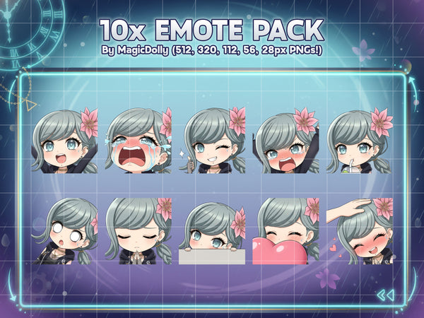 Fubuki Clockford Emote Pack Hover